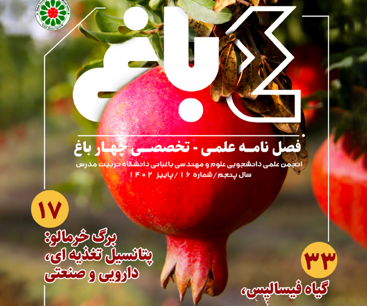 انتشار شانزدهمین شماره فصلنامه علمی تخصصی «چهار باغ» 