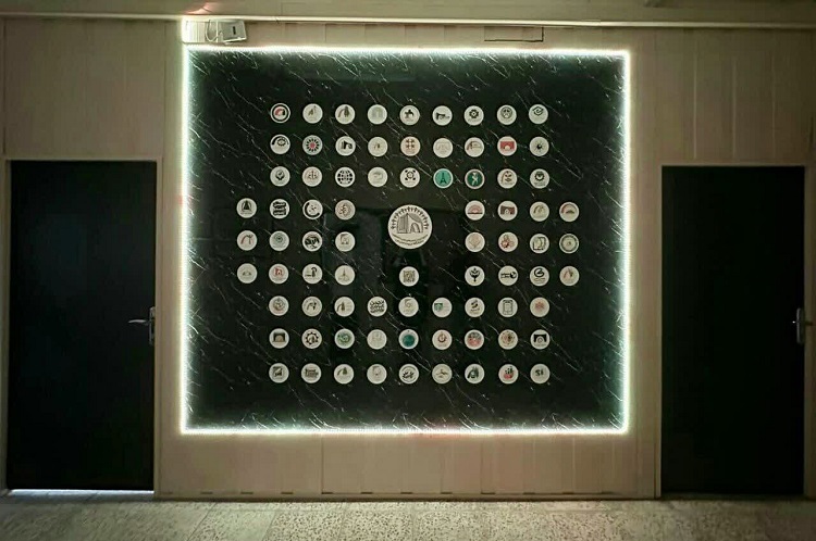 نصب یادمان انجمن‌های علمی دانشجویی در دانشگاه تربیت مدرس