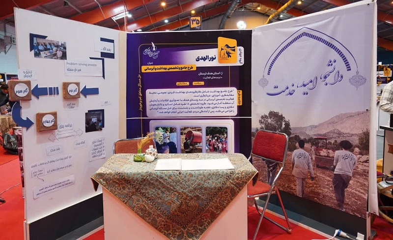  کسب عنوان برگزیده جشنواره بین‌المللی جهادگران از سوی گروه جهادی نور الهدی بسیج دانشجویی دانشگاه 