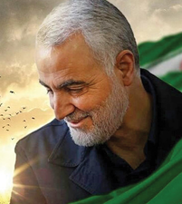 گرامی داشت یاد و خاطره سردار دل‌ها حاج قاسم سلیمانی در برنامه پیاده‌روی و ورزش صبحگاهی 19 دی 